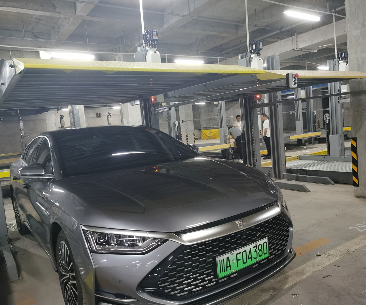 巴南區雙層升降橫移機械式立體停車設備租賃