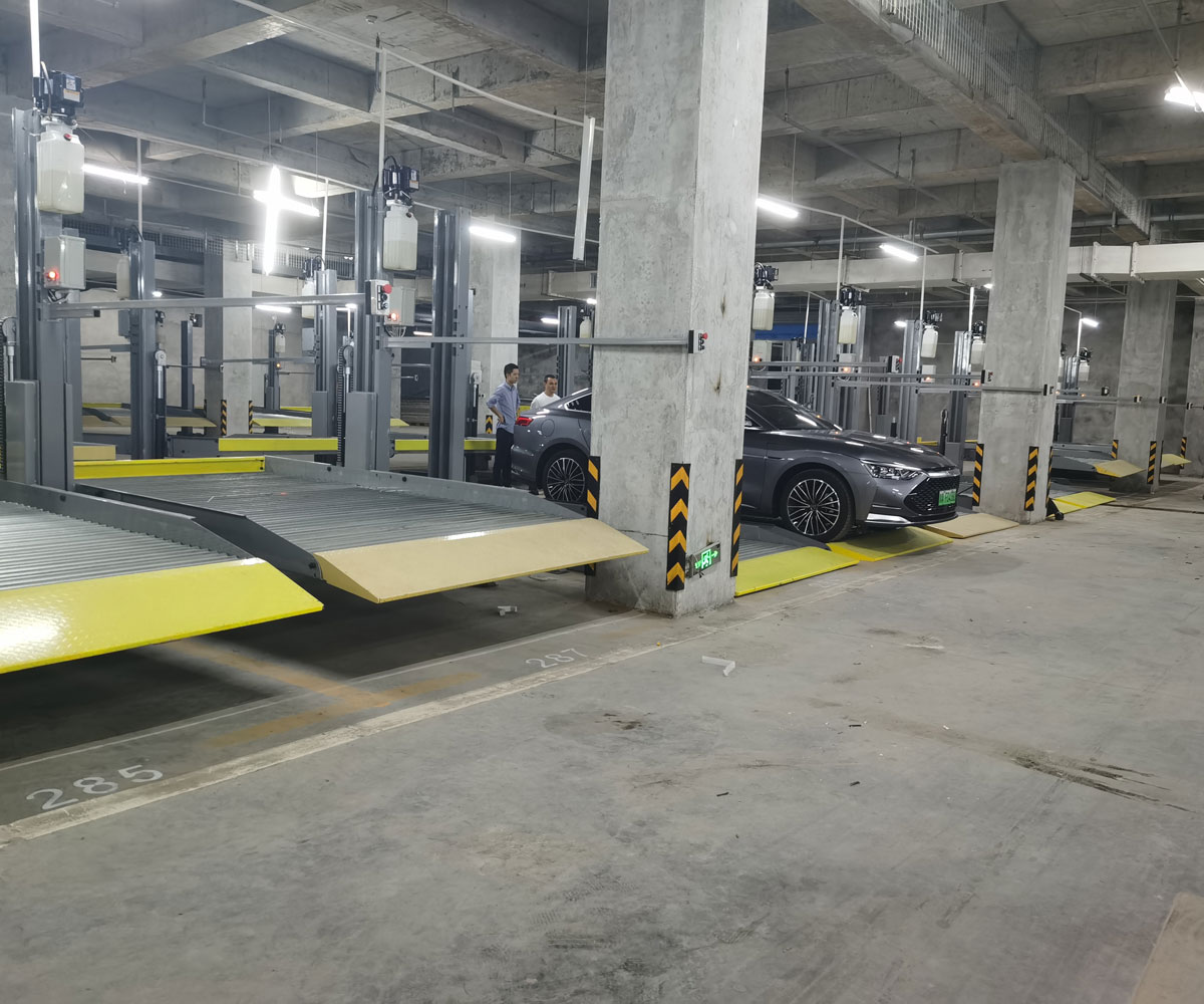 望謨縣雙柱升降式停車立體車庫拆除
