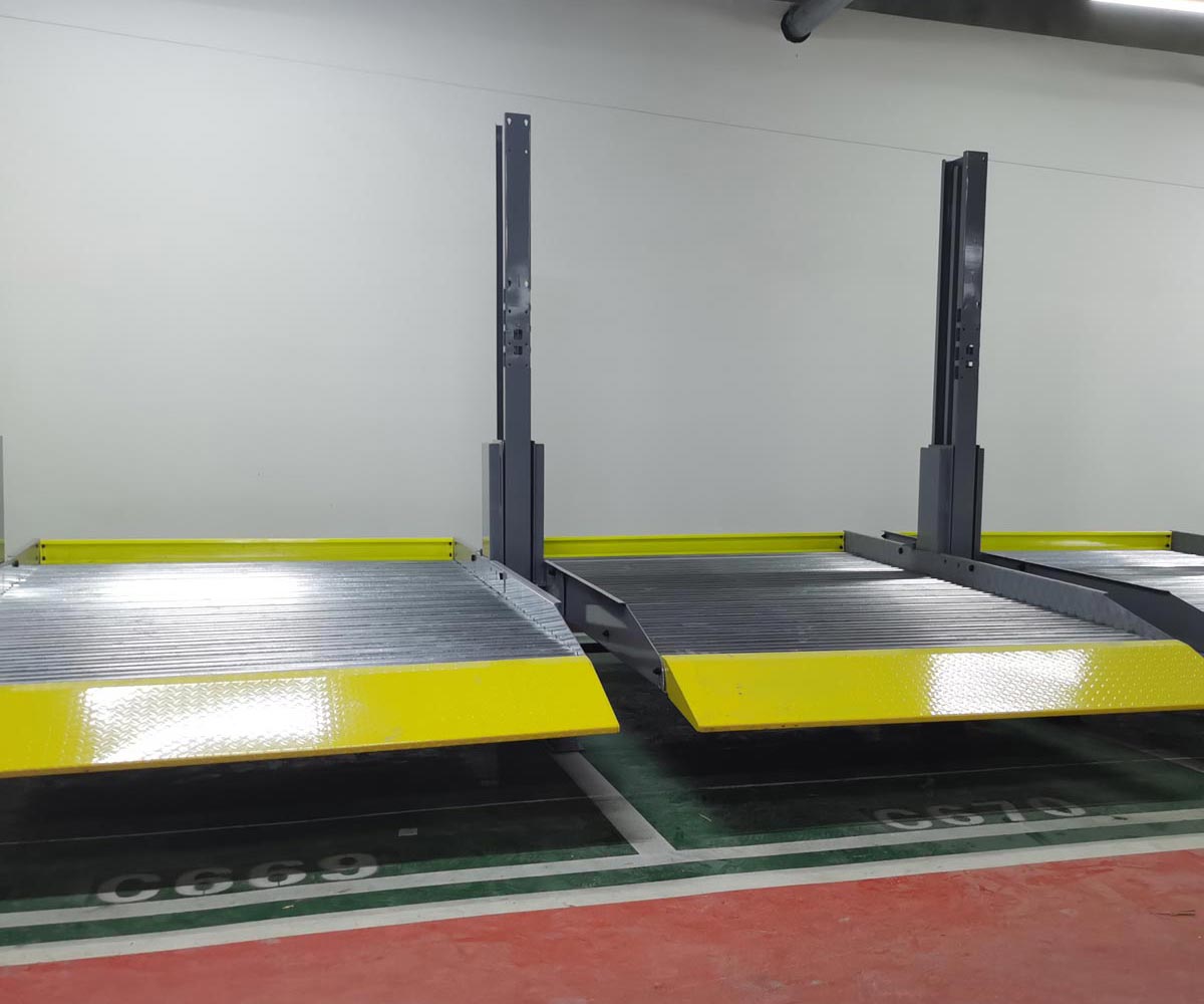彭水縣兩柱簡易式機械停車庫安裝